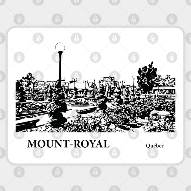 Mont-Royal Québec Sticker by Lakeric